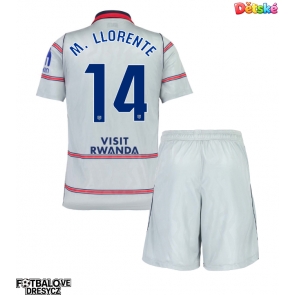 Atletico Madrid Marcos Llorente #14 Dětské Alternativní dres komplet 2026-27 Krátký Rukáv (+ trenýrky)